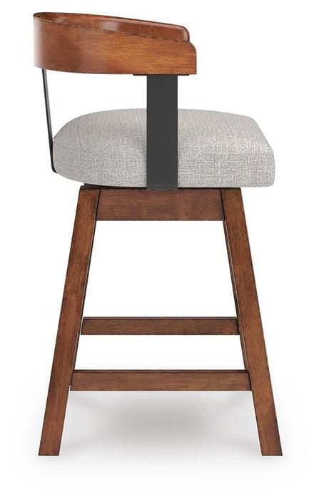 Ralene Counter Height Barstool (Set of 2) - CasaBella Furniture (San Antonio, TX)