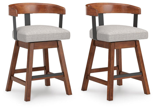Ralene Counter Height Barstool (Set of 2) - CasaBella Furniture (San Antonio, TX)