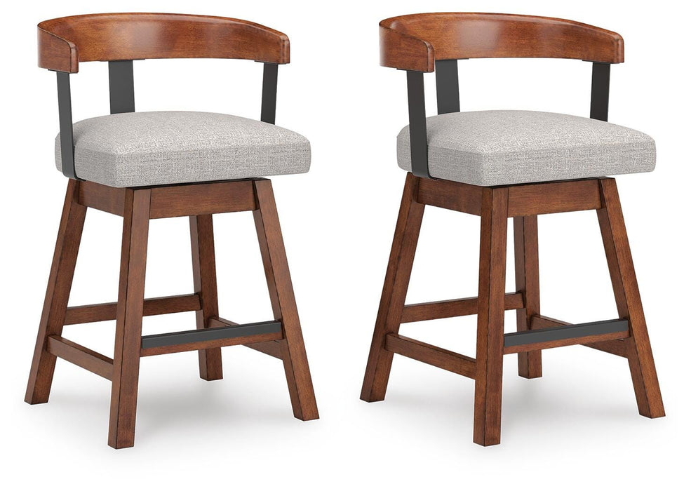 Ralene Counter Height Barstool (Set of 2) - CasaBella Furniture (San Antonio, TX)