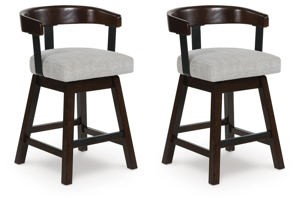 Haddigan Counter Height Barstool (Set of 2) - CasaBella Furniture (San Antonio, TX)