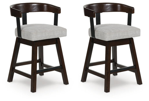Haddigan Counter Height Barstool (Set of 2) - CasaBella Furniture (San Antonio, TX)