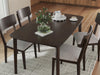 Mallenette Dining Table and 4 Chairs (Set of 5) - CasaBella Furniture (San Antonio, TX)