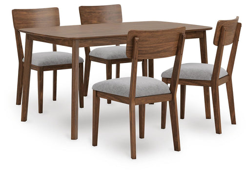 Tameride Dining Table and 4 Chairs (Set of 5) - CasaBella Furniture (San Antonio, TX)