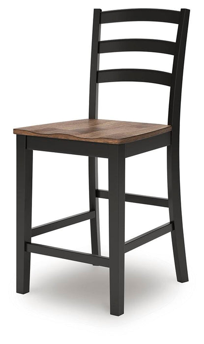 Wildenauer Counter Height Barstool - CasaBella Furniture (San Antonio, TX)