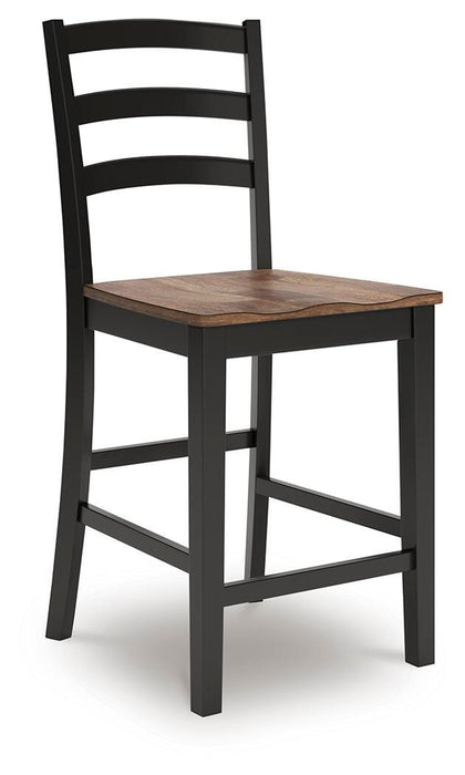 Wildenauer Counter Height Barstool - CasaBella Furniture (San Antonio, TX)