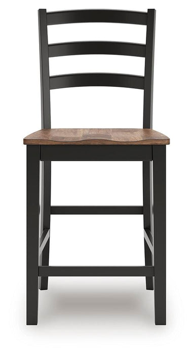 Wildenauer Counter Height Barstool - CasaBella Furniture (San Antonio, TX)