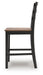 Wildenauer Counter Height Barstool - CasaBella Furniture (San Antonio, TX)
