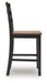 Wildenauer Counter Height Barstool - CasaBella Furniture (San Antonio, TX)
