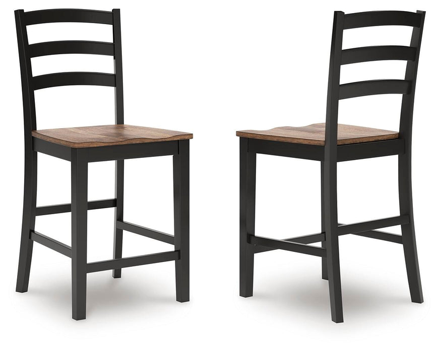 Wildenauer Counter Height Barstool - CasaBella Furniture (San Antonio, TX)