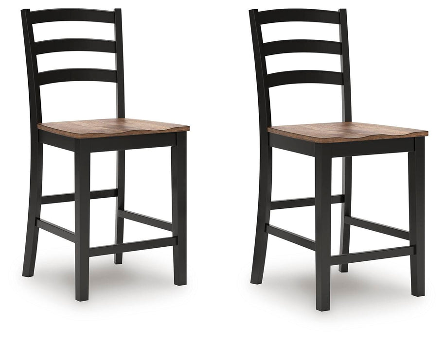 Wildenauer Counter Height Barstool - CasaBella Furniture (San Antonio, TX)