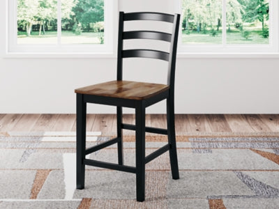 Wildenauer Counter Height Barstool - CasaBella Furniture (San Antonio, TX)