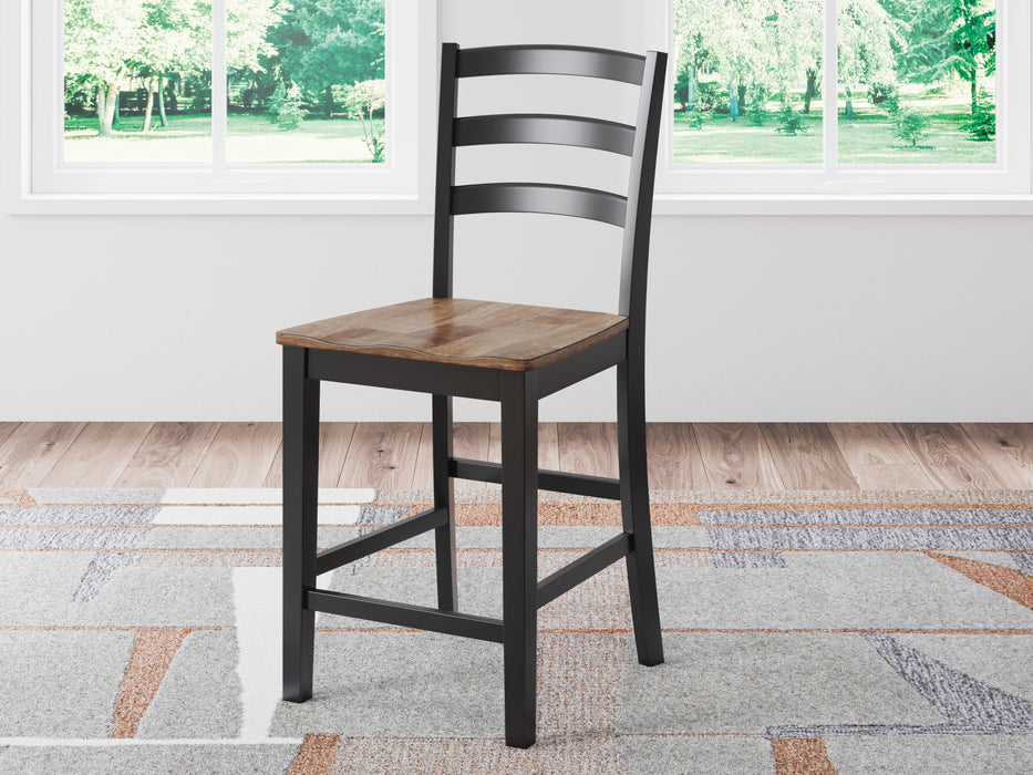 Wildenauer Counter Height Barstool - CasaBella Furniture (San Antonio, TX)
