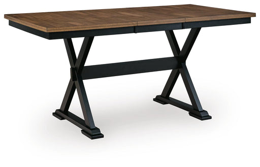 Wildenauer Counter Height Butterfly Extension Table - CasaBella Furniture (San Antonio, TX)