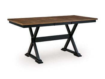 Wildenauer Counter Height Butterfly Extension Table - CasaBella Furniture (San Antonio, TX)