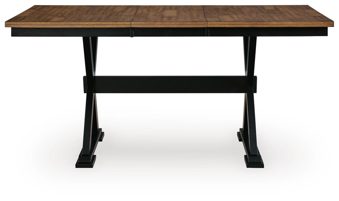 Wildenauer Counter Height Butterfly Extension Table - CasaBella Furniture (San Antonio, TX)