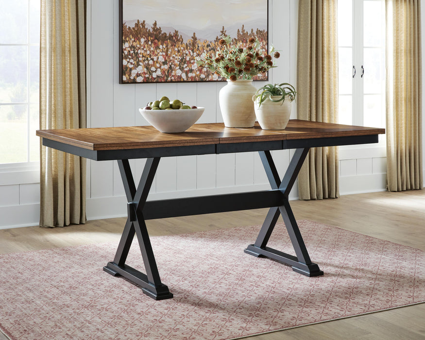 Wildenauer Counter Height Butterfly Extension Table - CasaBella Furniture (San Antonio, TX)