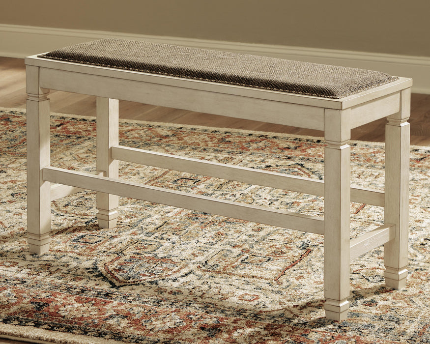 Bolanburg Counter Height Dining Bench - CasaBella Furniture (San Antonio, TX)