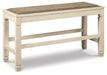 Bolanburg Counter Height Dining Bench - CasaBella Furniture (San Antonio, TX)