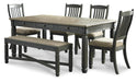 Tyler Creek Dining Set - CasaBella Furniture (San Antonio, TX)