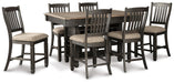 Tyler Creek Counter Height Dining Set - CasaBella Furniture (San Antonio, TX)