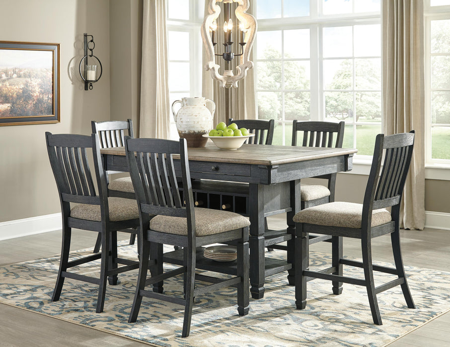 Tyler Creek Counter Height Dining Set - CasaBella Furniture (San Antonio, TX)