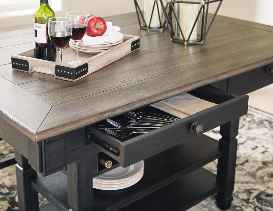 Tyler Creek Counter Height Dining Set - CasaBella Furniture (San Antonio, TX)