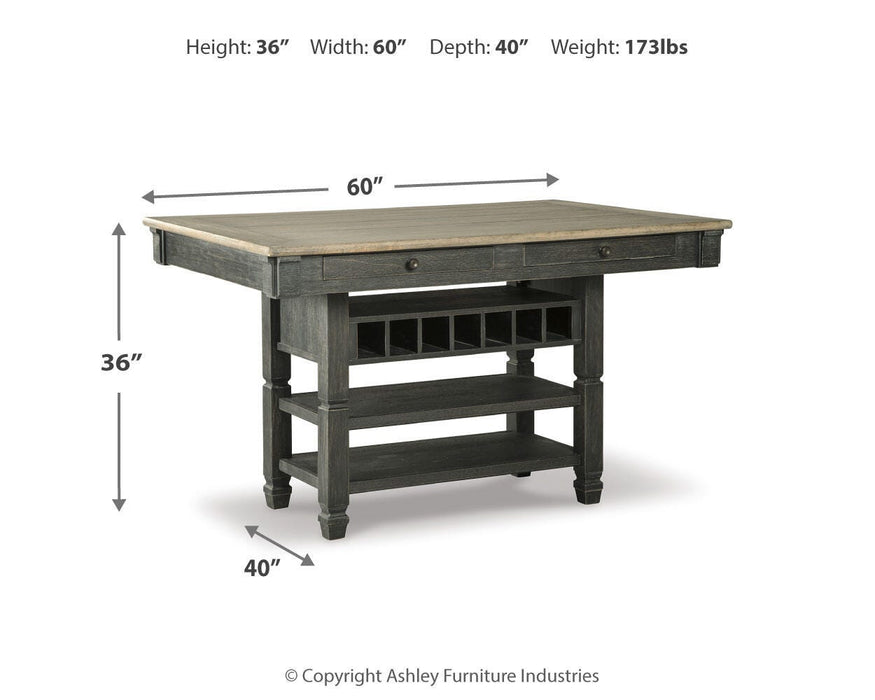 Tyler Creek Counter Height Dining Set - CasaBella Furniture (San Antonio, TX)