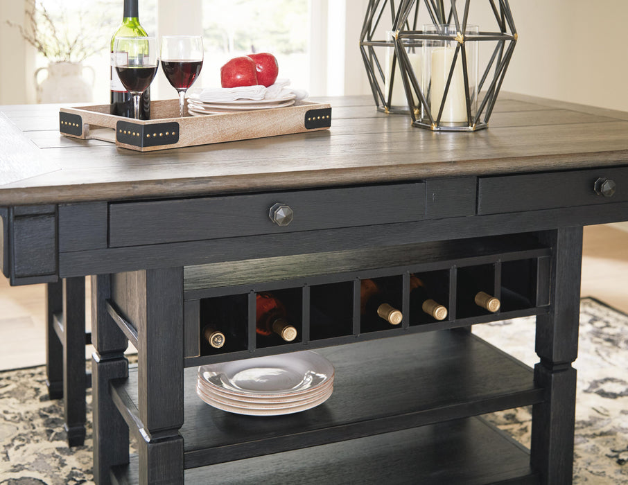 Tyler Creek Counter Height Dining Set - CasaBella Furniture (San Antonio, TX)