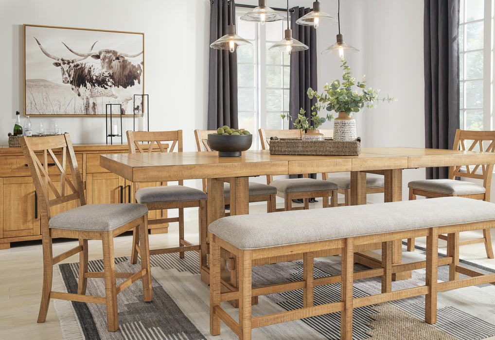 Havonplane 72" Counter Height Dining Bench - CasaBella Furniture (San Antonio, TX)