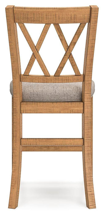 Havonplane Counter Height Barstool - CasaBella Furniture (San Antonio, TX)
