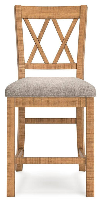 Havonplane Counter Height Barstool - CasaBella Furniture (San Antonio, TX)