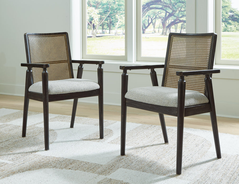 Galliden Dining Arm Chair - CasaBella Furniture (San Antonio, TX)