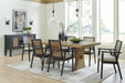 Galliden Dining Arm Chair - CasaBella Furniture (San Antonio, TX)