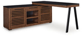 Kallari Credenza with Desk Return - CasaBella Furniture (San Antonio, TX)