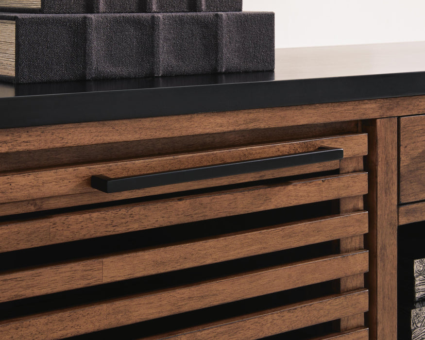 Kallari Credenza with Desk Return - CasaBella Furniture (San Antonio, TX)