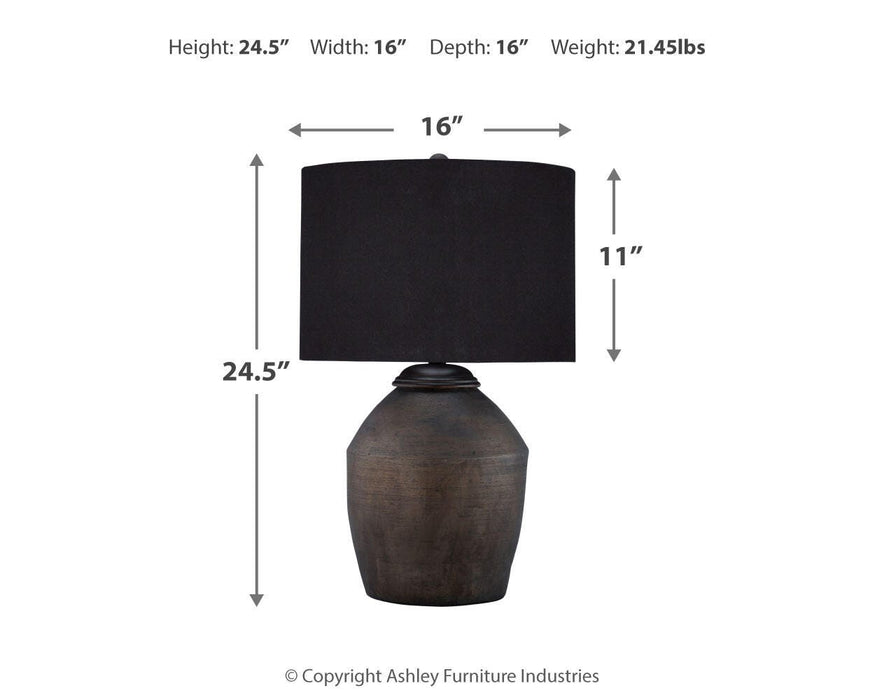 Naareman Lamp Set - CasaBella Furniture (San Antonio, TX)