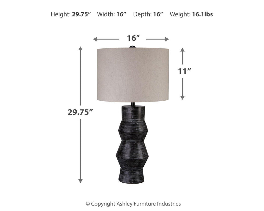 Kerbert Lamp Set - CasaBella Furniture (San Antonio, TX)