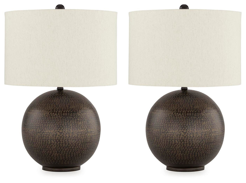 Hambell Lamp Set - CasaBella Furniture (San Antonio, TX)