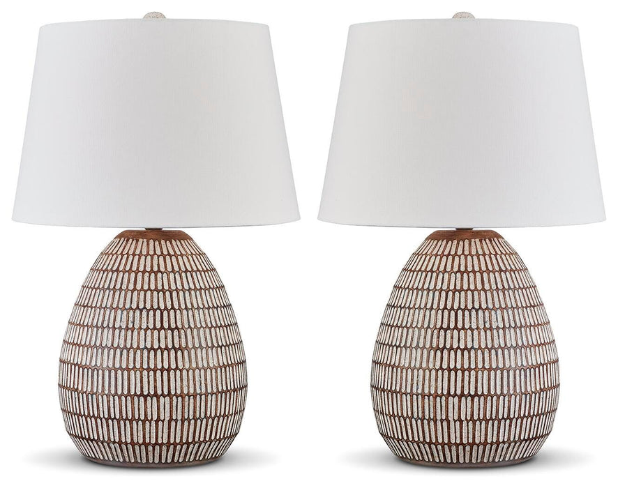 Darrich Lamp Set - CasaBella Furniture (San Antonio, TX)