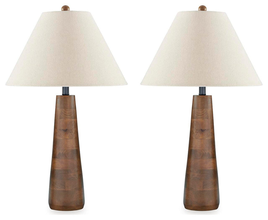 Danset Lamp Set - CasaBella Furniture (San Antonio, TX)