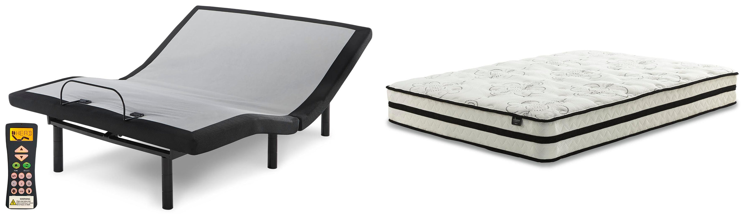 Chime 10 Inch Hybrid Mattress Package - CasaBella Furniture (San Antonio, TX)