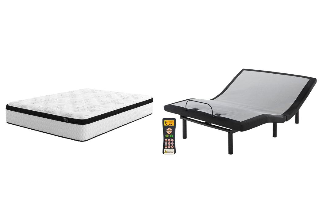 Chime 12 Inch California King Hybrid Mattress Package - CasaBella Furniture (San Antonio, TX)