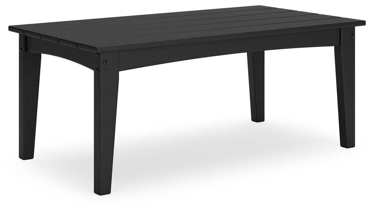 Hyland wave Outdoor Coffee Table - CasaBella Furniture (San Antonio, TX)