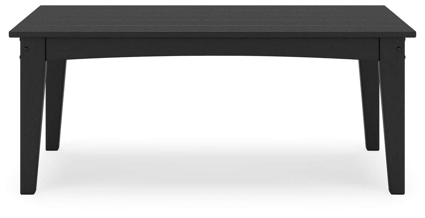 Hyland wave Outdoor Coffee Table - CasaBella Furniture (San Antonio, TX)