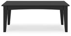 Hyland wave Outdoor Coffee Table - CasaBella Furniture (San Antonio, TX)