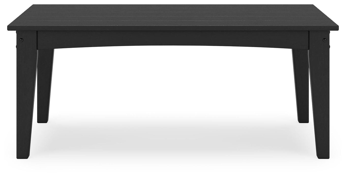 Hyland wave Outdoor Coffee Table - CasaBella Furniture (San Antonio, TX)