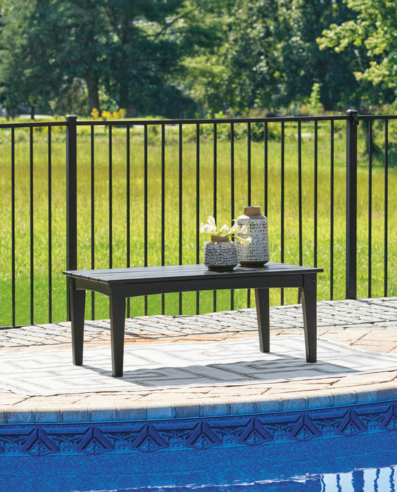 Hyland wave Outdoor Coffee Table - CasaBella Furniture (San Antonio, TX)