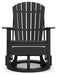 Hyland wave Outdoor Swivel Glider Chair - CasaBella Furniture (San Antonio, TX)