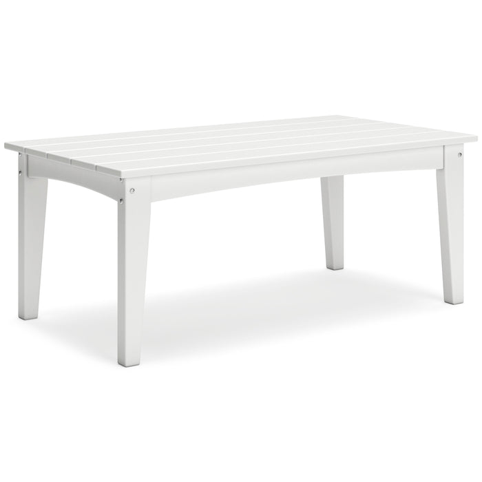 Hyland wave Outdoor Coffee Table - CasaBella Furniture (San Antonio, TX)