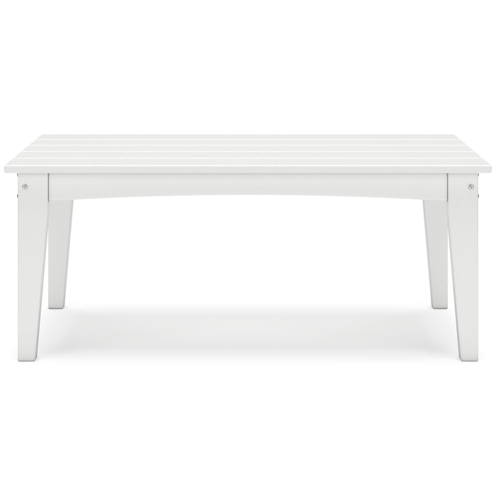 Hyland wave Outdoor Coffee Table - CasaBella Furniture (San Antonio, TX)